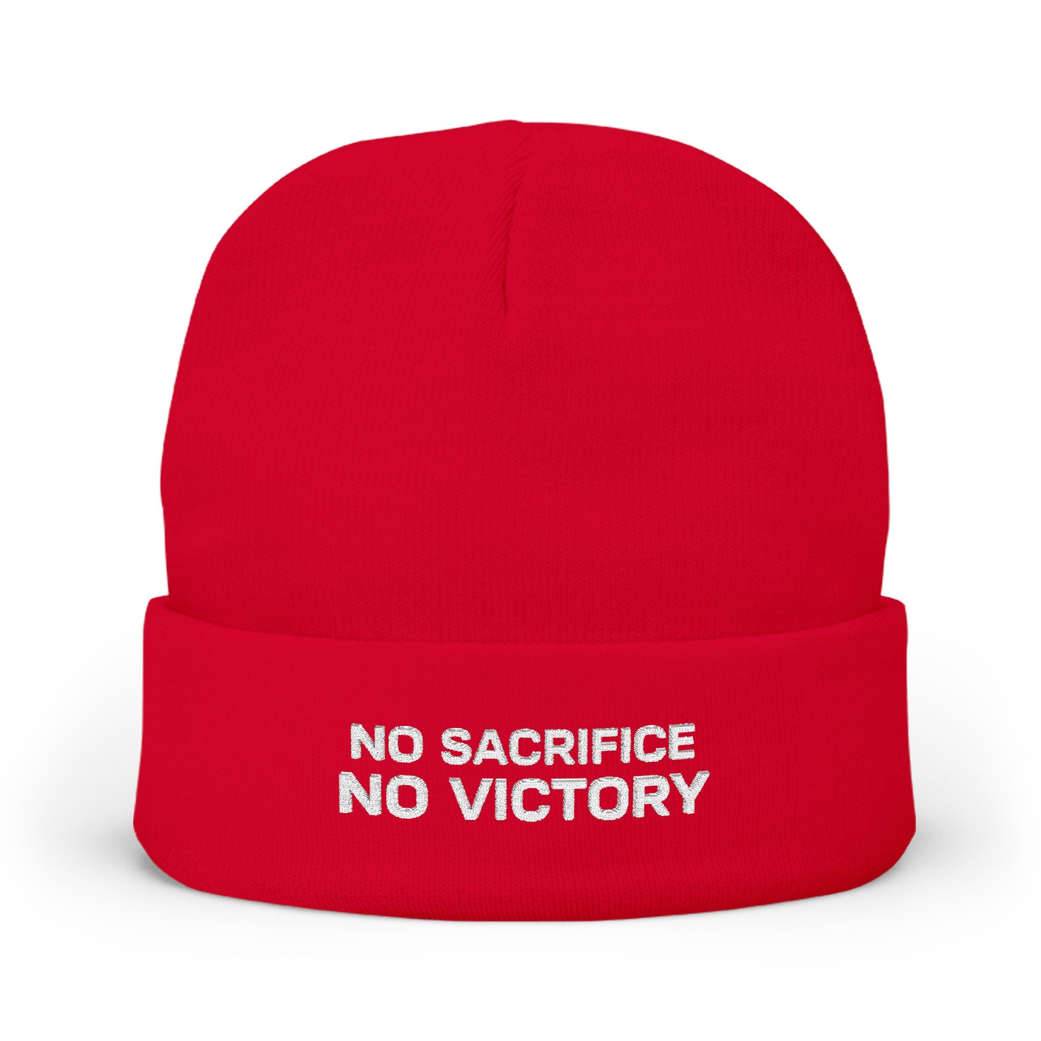 No Sacrifice No Victory Beanie
