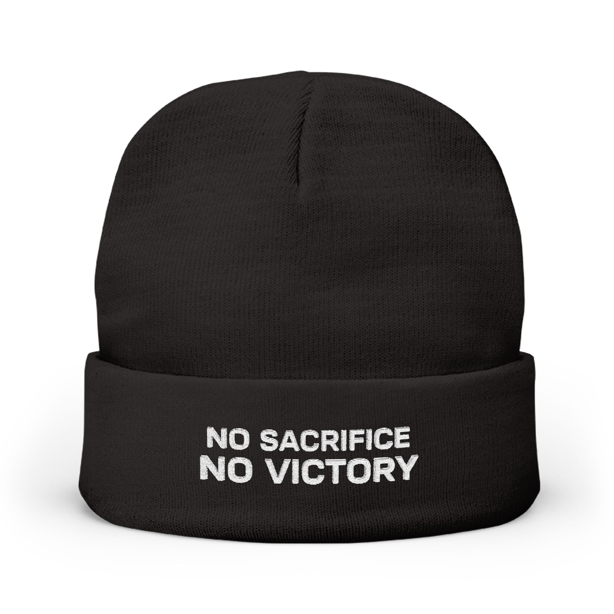 No Sacrifice No Victory Beanie